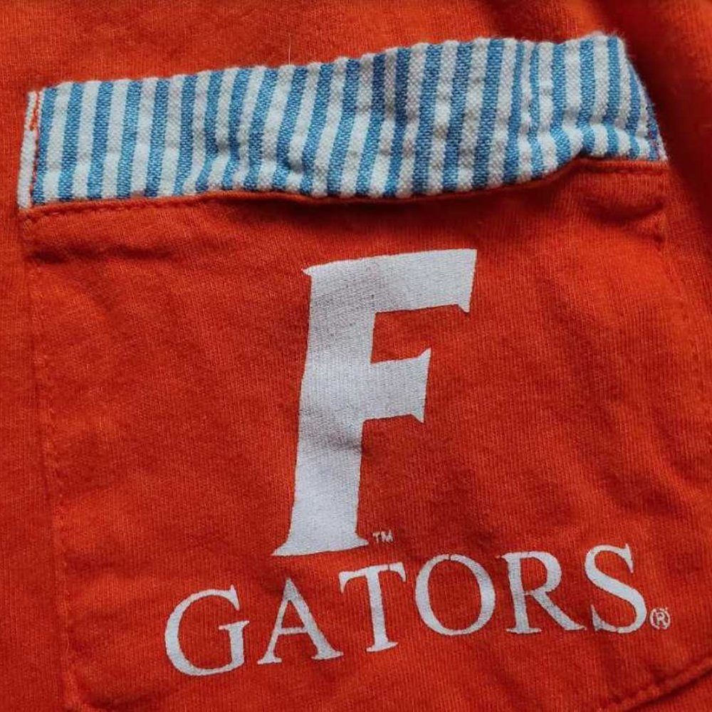Women's S Florida Gators seersucker tank top t-shirt Pressbox - Picture 4 of 5